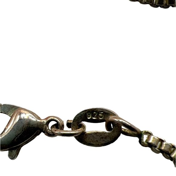 Sterling Silver 925 Chain With Stainless Steel Owl Pendant    A100 - Picture 9 of 9